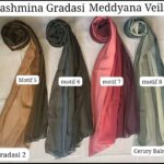 Pashmina Gradasi Berbagai Varian Warna dan Motif Meddyanaveils